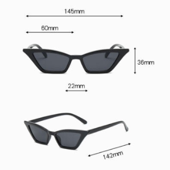 Cat Eye Fashion Sunglasses - Picture 6 of 9